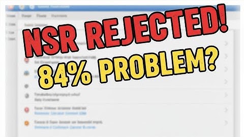 NSR kyc rejected email | Your registration is not yet complete 84% Problem solution 