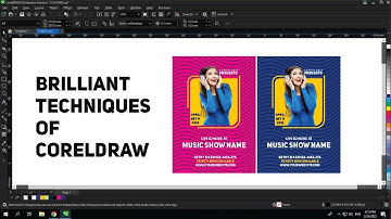 Very Professional Coreldraw Techniques for Experts & Beginners - Ahsan Sabri - Flyer Design Tutorial