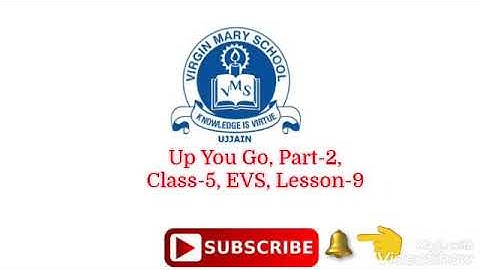 Class 5 EVS Chapter 9 Part 2 Up You Go