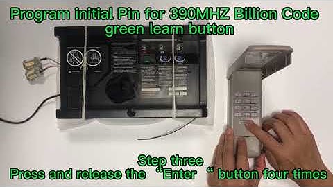 New 878MAX Garage Door Opener Keypad - Green Learn Button Door Opener Pairing & Use Tutorials