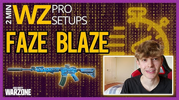 Faze Blaze M4A1 and HDR class: 2 Min Warzone Pro Setup
