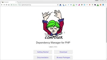 Installer Composer, le gestionnaire de dépendances PHP, sur Windows