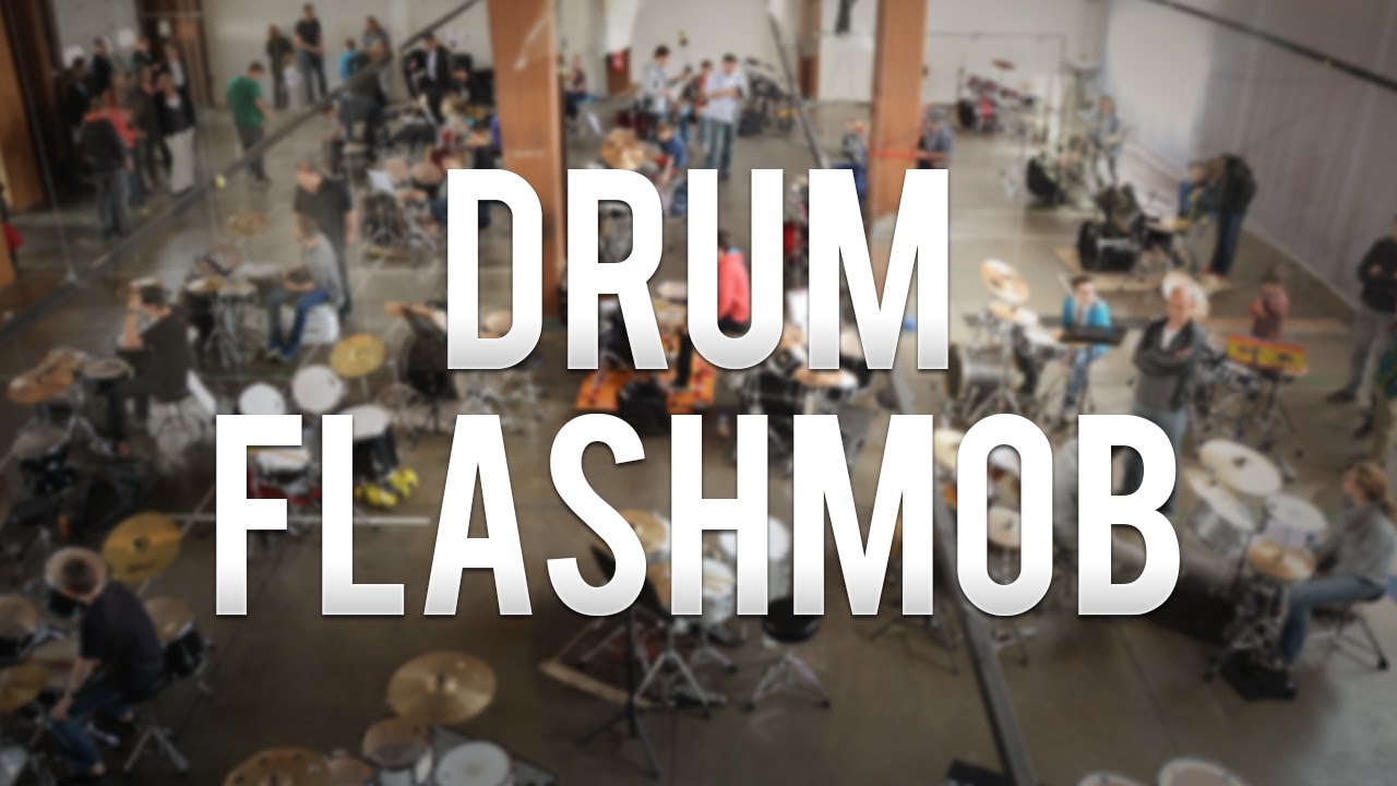 Flash Mob Instruments Big Drum-Flash Mob / Schlagzeug-Flash Mob - YouTube