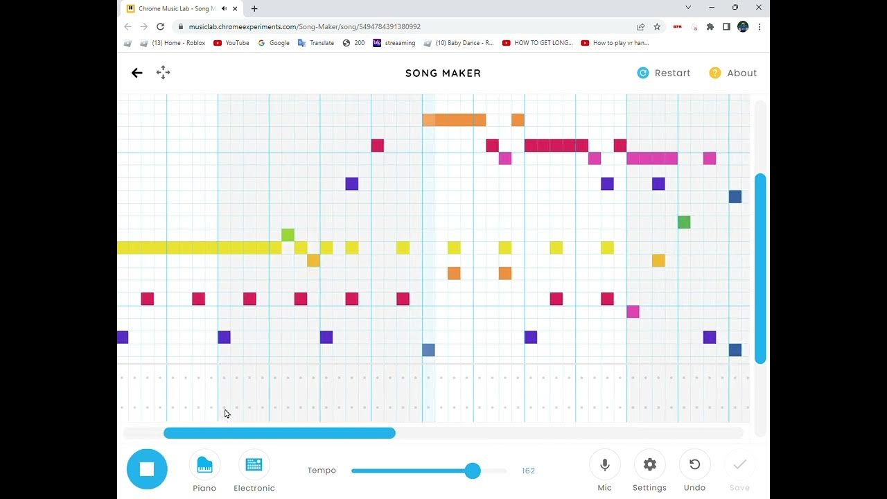 i finally made Rush E in chrome music lab YouTube