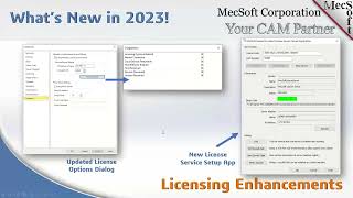 Licensing Enhancements Rhinocam Visualcam 2023