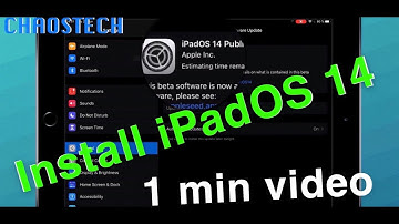How to install iPadOS 14 - No Computer