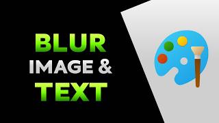 How To Blur Image And Text In MS Paint