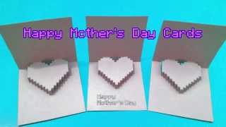 8位元風格 母親節 賀卡 8bit Mothers Day Greeting Cards