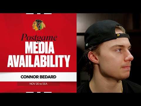"I put our team in a vulnerable spot there." | Connor Bedard Postgame 11.20.25