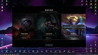 LoL bug at selecting champion reward