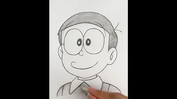 Cute Nobita drawing #drawing #pencilsketch #nobita #fyp #viralvideo #viralshorts #satisfying