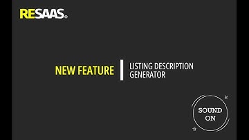 New Feature : Listing Description Generator