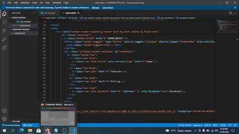 MEMBUAT WEBSITE COMPANY PROFILE DENGAN BOOTSTRAP 5