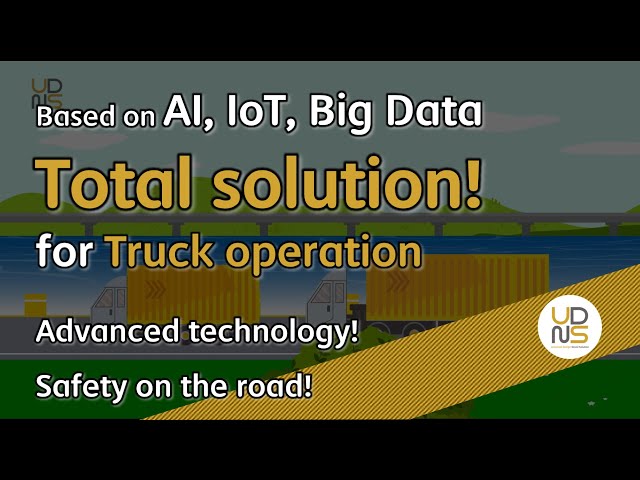 From freight vehicle permitting and location weight monitoring, to overload enforcement and road inspection solutions.
UDNS provides a comprehensive solution for freight vehicle operations based on AI, IoT, and Big Data technologies.

Overloading reduces tire lifespan, increases braking distance, poses a risk of vehicle rollover, etc, can directly implicate on traffic accidents
It is a violation of the law that shortens the lifespan of road pavement and bridges.

'TruckCaliber' is a vehicle-mounted overload prevention system that utilizes sensors and IoT devices for drivers to check the vehicle’s weight in real-time directly from the driver's seat.
Managers can access real-time transportation information such as overload status, load capacity, vehicle location, and loading/unloading times.

'JRP-WIM', is an unmanned, fixed axle load monitoring system installed on roads where vehicles pass through. It provides real-time support for the enforcement of overweight vehicles without causing traffic congestion. Additionally, it offers traffic information such as traffic volume and cumulative load, enabling effective road management.

'The restricted vehicle operation permit system' automatically checks the feasibility of travel based on road infrastructure big data when applying for a permit. If there are impassable cross-structural elements along the requested route, the system displays the name and location of those structures,

Through the assistance of AI technology, 'RoadVision' is able to effectively detect potholes, ruts, raveling, and rutting on highways in real-time and generates a network map of pavement condition.

With our advanced technology and extensive knowledge, we strive to create a safer road environment, UDNS