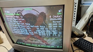 Raspberry pi 5 - CRT RGB 240p/480i