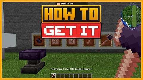 🟨 HOW to CRAFT a HAMMER - TINKER