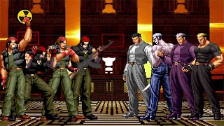 The King of Fighters (MUGEN) | Ralf Jones vs Ryuji Yamazaki Team