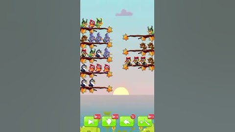 bird sort color game 🧐😱#shorts #youtubeshorts