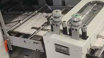 #HXCP HXDK520 Automatic Vertical Stacking and Bundling Machine with web press printing machine
