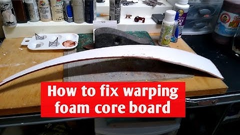 How to Prevent Foam Core Board From Warping.