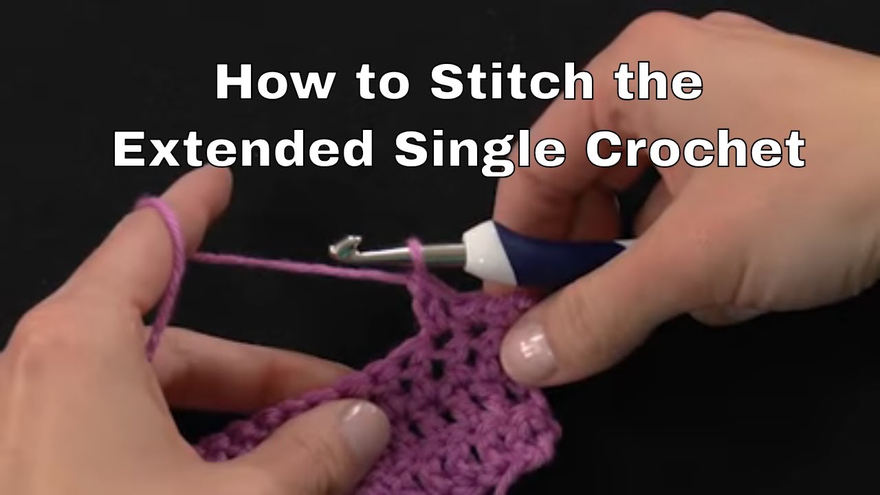 How to crochet single crochet stitches – Crochet Studio