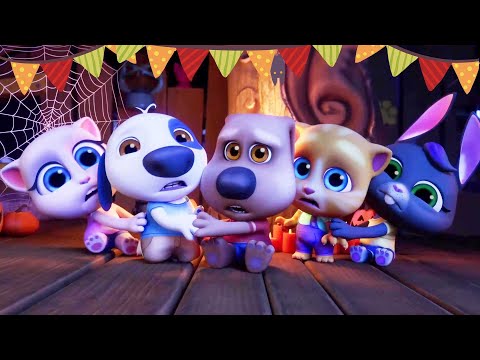 Talking Tom 🎃 Concurso de historias de miedo ⭐ Súper Toons TV - Aprender y Jugar