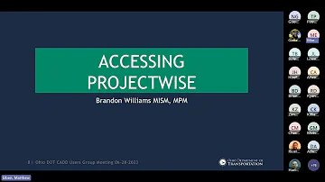 Ohio DOT CADD Users Group Meeting - June 28th, 2023