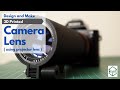 Design and Make Camera Lens using old projector lens with 3D printer