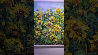 The Sunflowers 🌻 en plein air painting by Shahanoor Mamun #art #sunflowerspainting