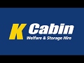 K Cabin bespoke modular building compound on-site set up in Co. Donegal.