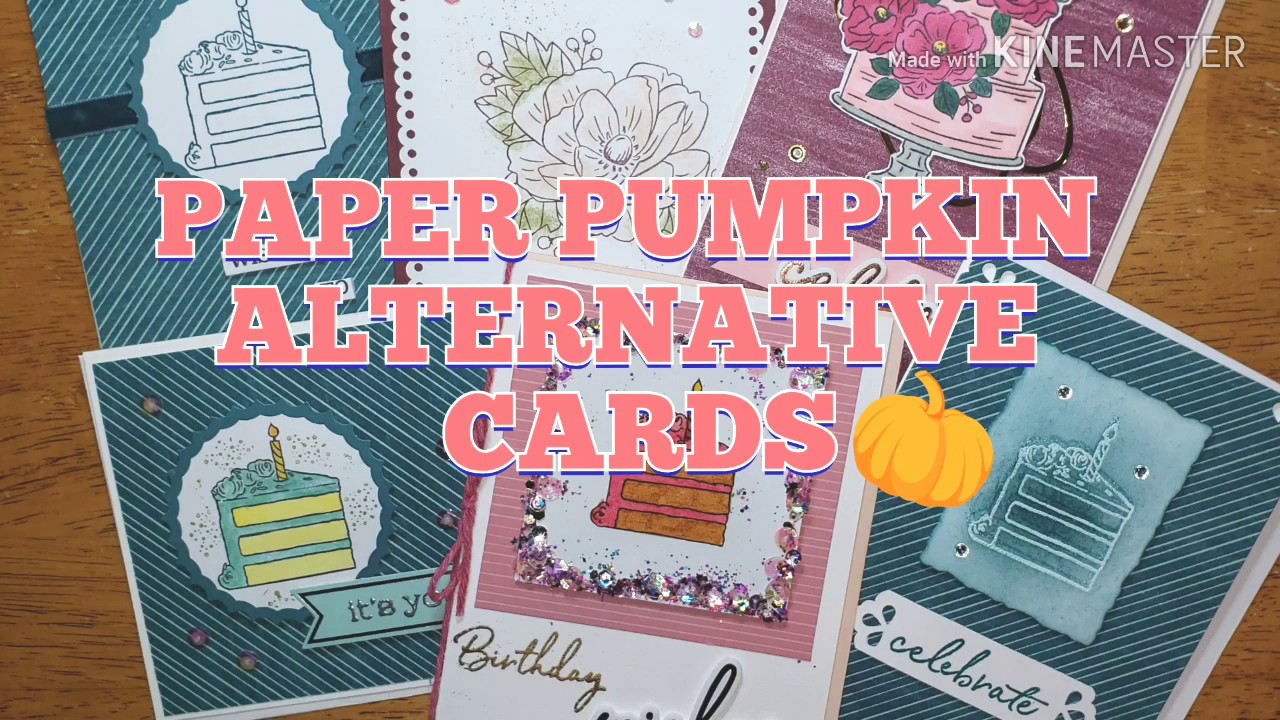 PAPER PUMPKIN ALTERNATIVE CARDS - HAVE A LOVELY DAY - FEB 2020 - YouTube