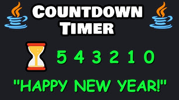 Code a Java countdown timer in 6 minutes! ⏳