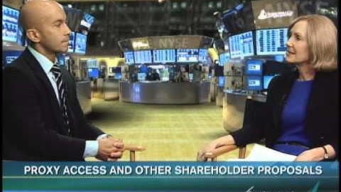 Proxy Access and Other Shareholder Proposals