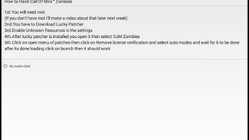 How to hack Call of Mini™ Zombies tutorial (root)