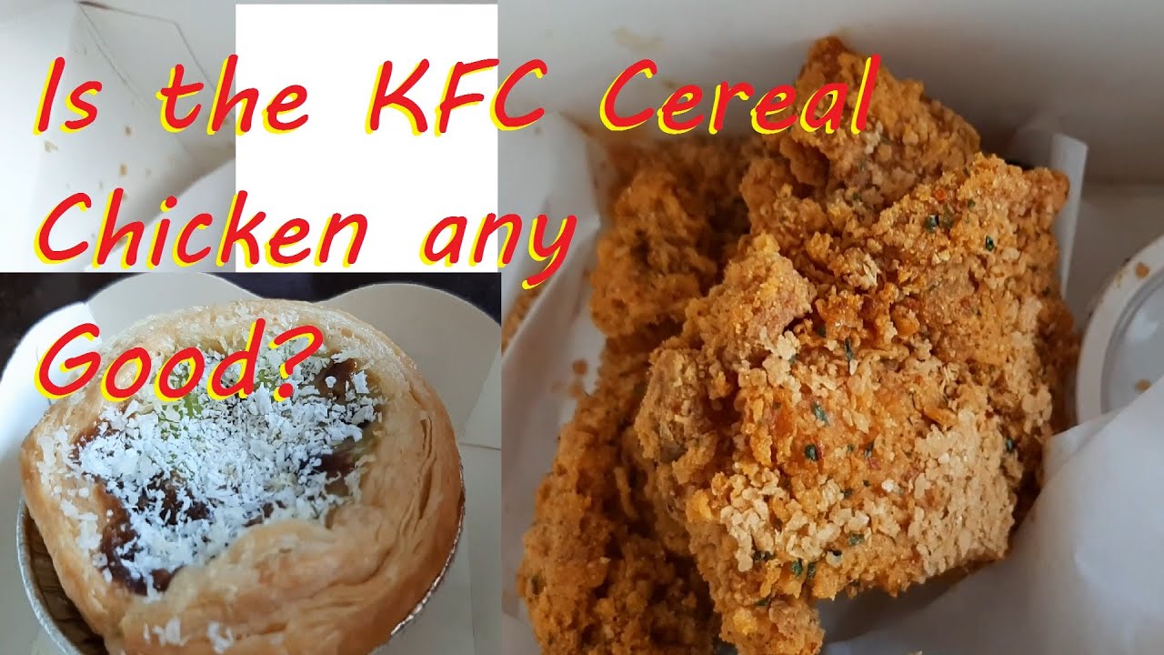 Is the new KFC Cereal Chicken any Good? Lets try it out and see. How about the Ondeh Egg Tart?