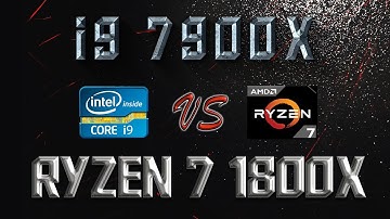 i9 7900X vs Ryzen 7 1800X BENCHMARK | Hitman Total War Tomb Raider Far Cry | 7-ZIP Truecrypt X264 |