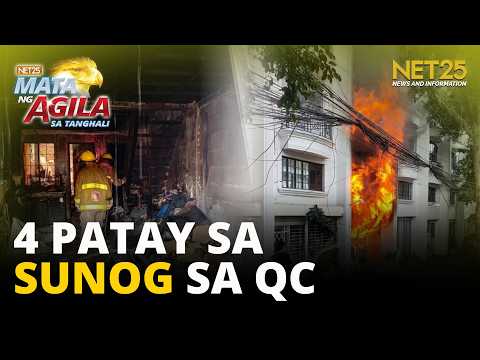 4 patay sa sunog sa townhouse sa Quezon City