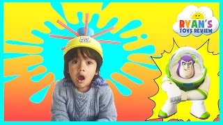 WET HEAD CHALLENGE game for kids with  Egg Surprise Toys