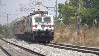 Indian Railways | Rajya Rani Express | KJM WAP-7 37526 & LGD WAP-7 37363