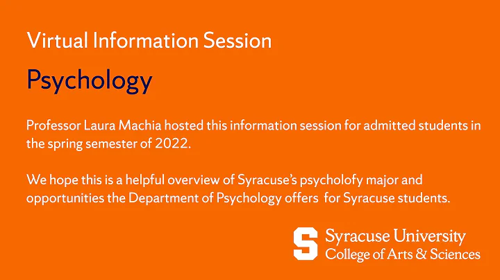 Psychology Information Session