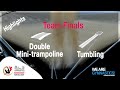 2019 Trampoline Worlds – Double Mini-trampoline and Tumbling Team Finals , Highlights 1