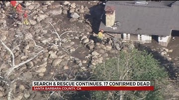 At least 17 dead in Calif. mudslides