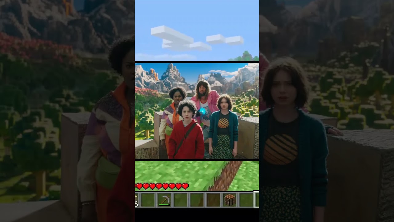 Live-Action Minecraft - Not My Steve #minecraftmovie #minecraft #movie #jackblack