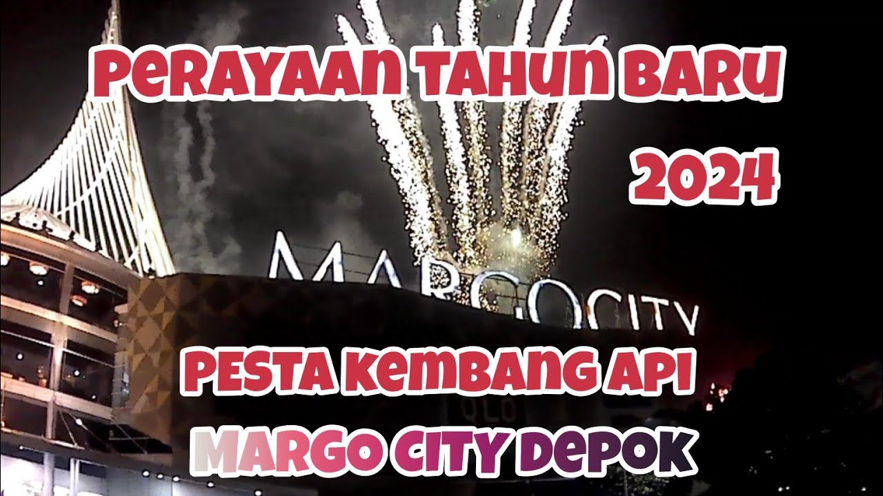PESTA KEMBANG API DAN MUSIK BAND WARNAI PERGANTIAN TAHUN BARU DI MARGO CITY#tahunbaru#2024#margocity