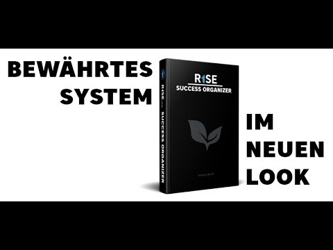 Der R1SE SUCCESS ORGANIZER  Kalender, Planer, Journal für deinen 