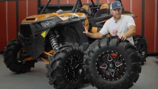 ITP Cryptid Mud Tires Mounted on Storm Series Tornado Wheels