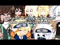 Past Hokages react to their ships and answer questions... ||2/2|| •Naruto x Gacha Club•
