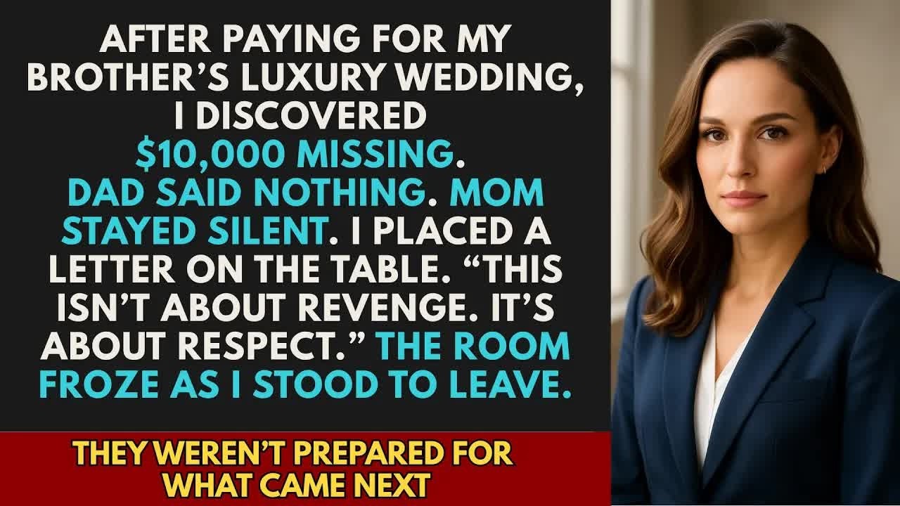 After My Brother’s Wedding, $10,000 Vanished From My Account