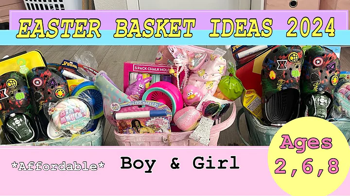 WHAT I GOT MY KIDS FOR EASTER 2024 🐣🐰|EASTER BASKET IDEAS  FOR KIDS 2,6,8|Boy & Girl💐*Affordable*