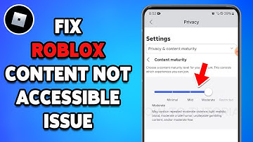 How To Fix Roblox Content Not Accessible Issue 2025 | Resolve Access Problems On Roblox